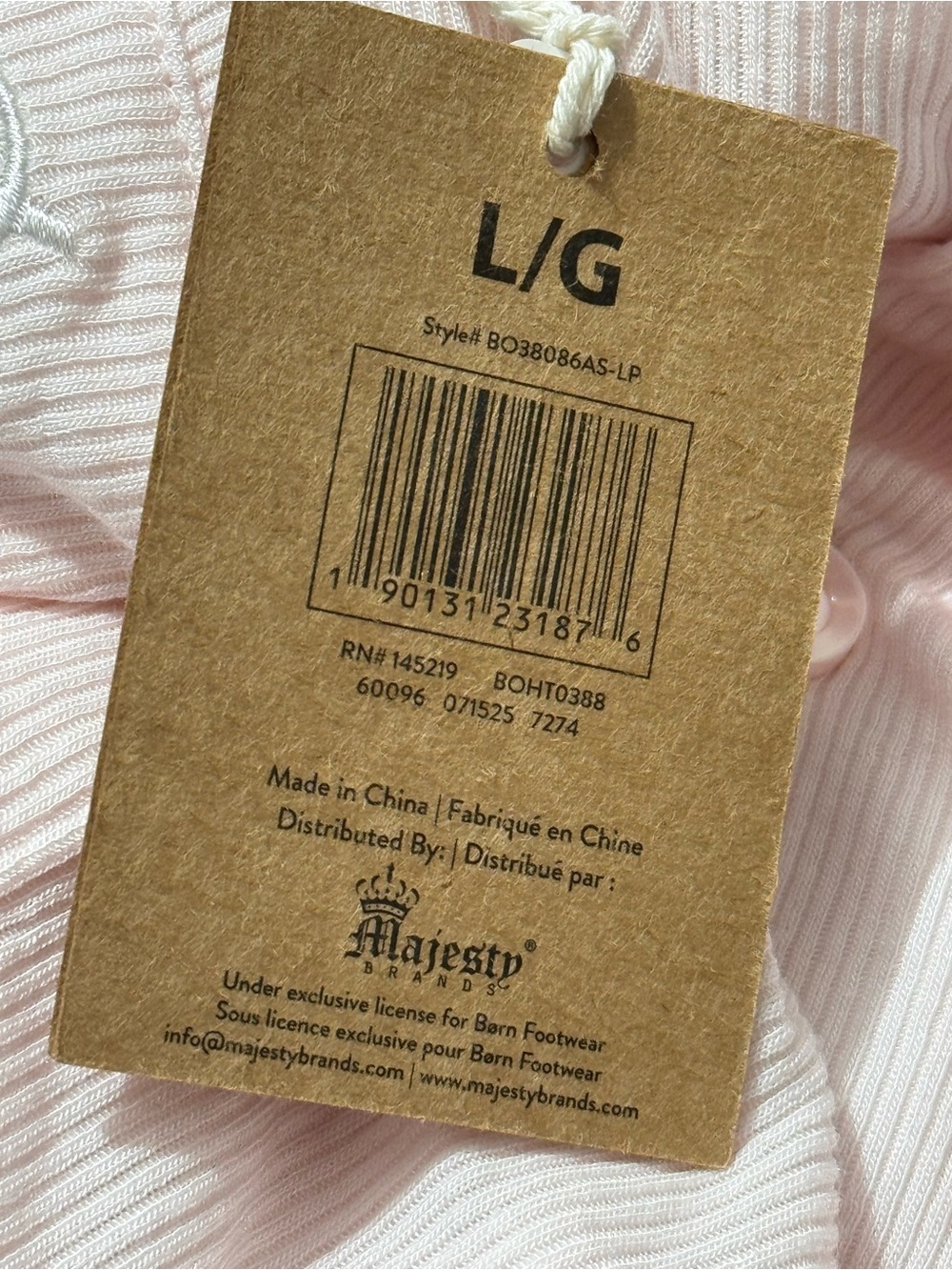 BORN Ribbed Short-Sleeve Pajama Set Light Pink $45 Retail NWT - Picture 8 of 12